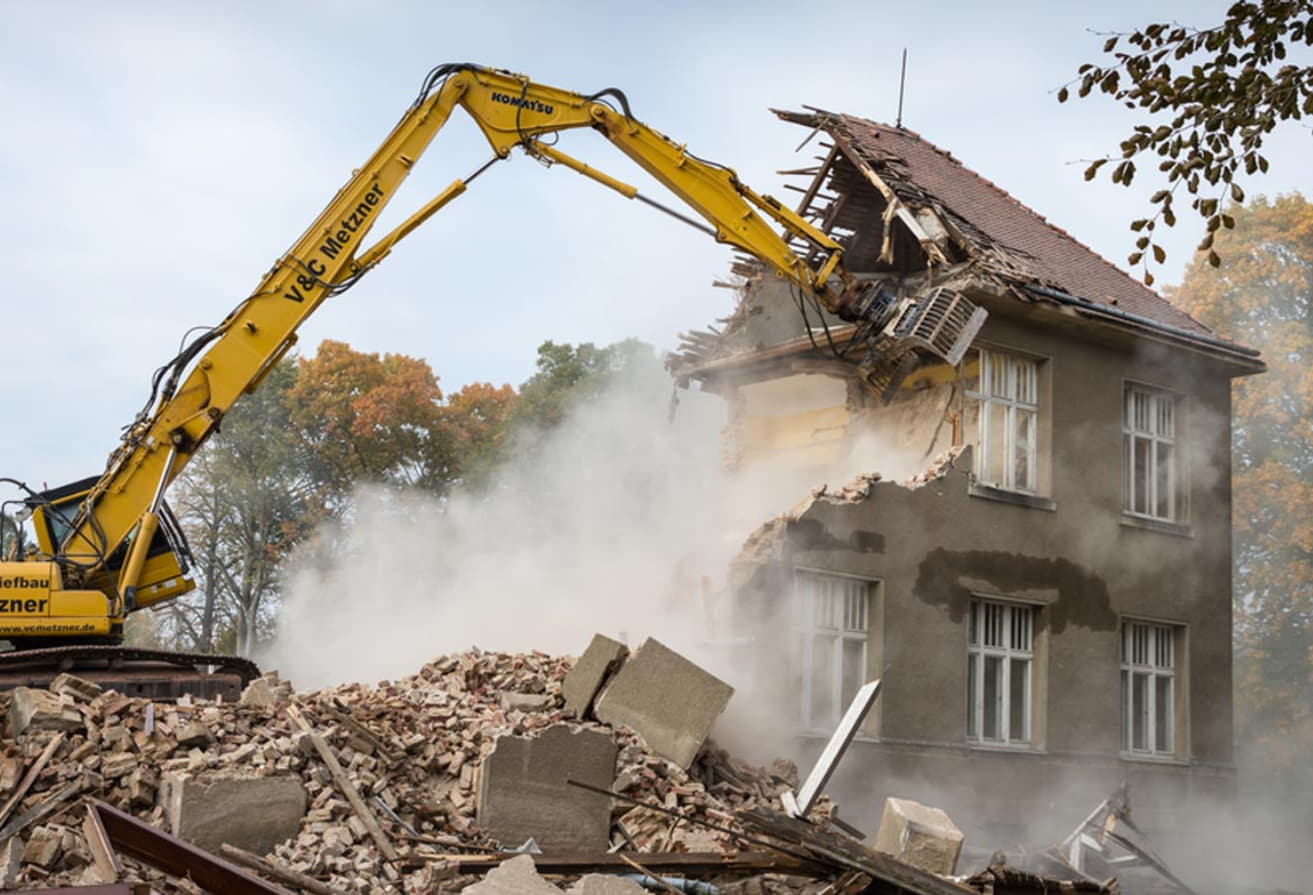 House demolition in Toronto